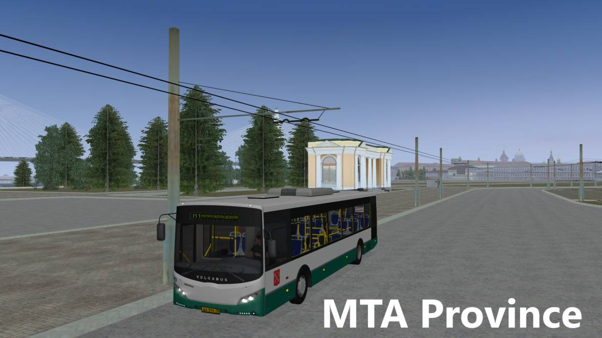 По маршруту M1 кольцевой на автобусе Volgabus. MTA Province