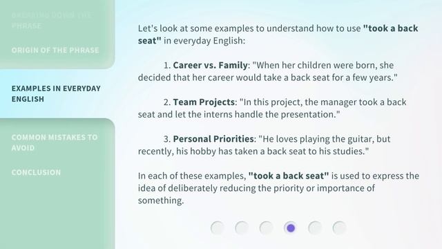 Understanding "Took a Back Seat": A Guide to English Idioms