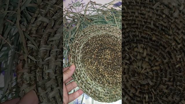 Эко салфетки из травы #ручнаяработа