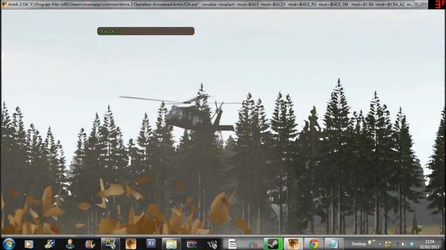 arma 2 how to disable tail rotor in editor