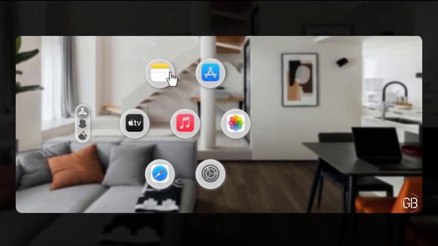 Apple Vision PRO App UI Using Html Css And Script