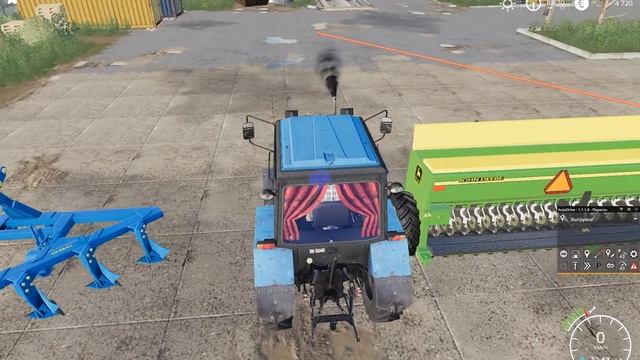 Farming simulator 19! Первый краз,и первый зилок!