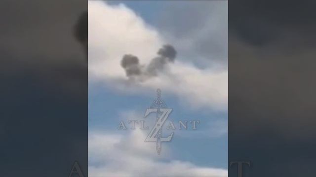 Ка-52 сбивает ракетой украинский дрон