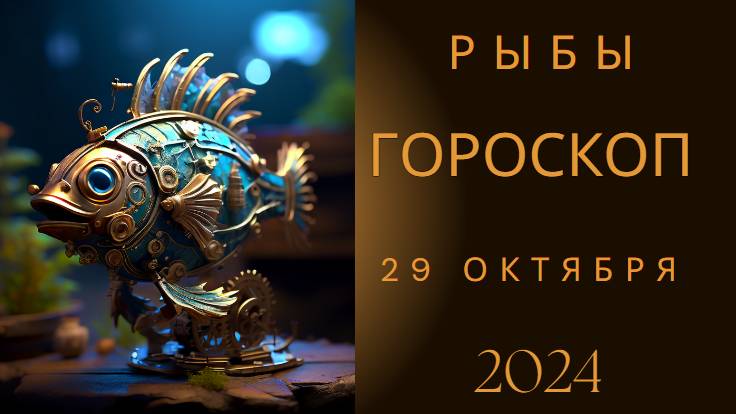 Рыбы ♓ – Следуйте интуиции! Гороскоп на 29 октября 2024