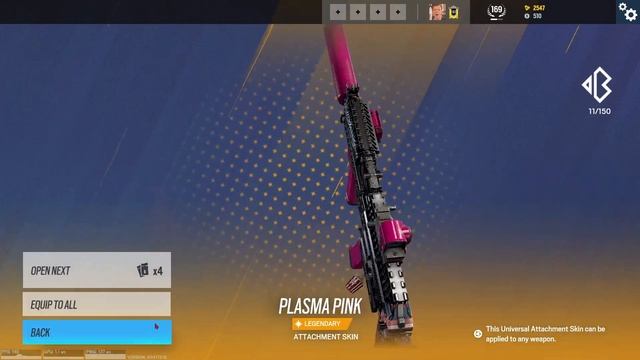 I GOT THE PLASMA PINK!