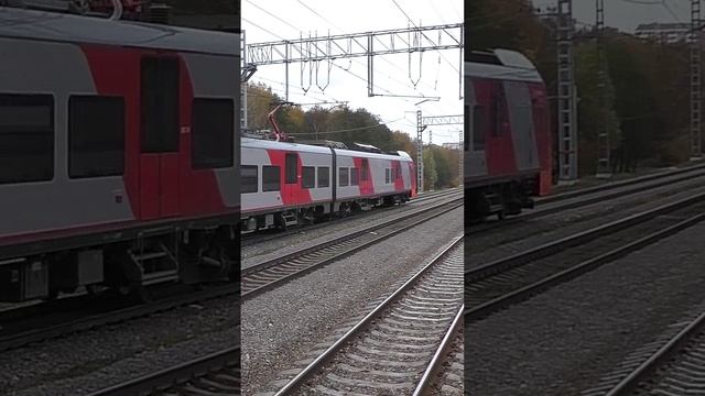 Электропоезд ЭС1П-022 "Ласточка" (ТЧ-96) скоростной поезд №703Й/704Й Нижний Новгород - Москва.