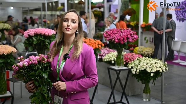 Репортаж телеведущей ExpoTV Людмилы Сердюковой на выставке Цветы Экспо 2023