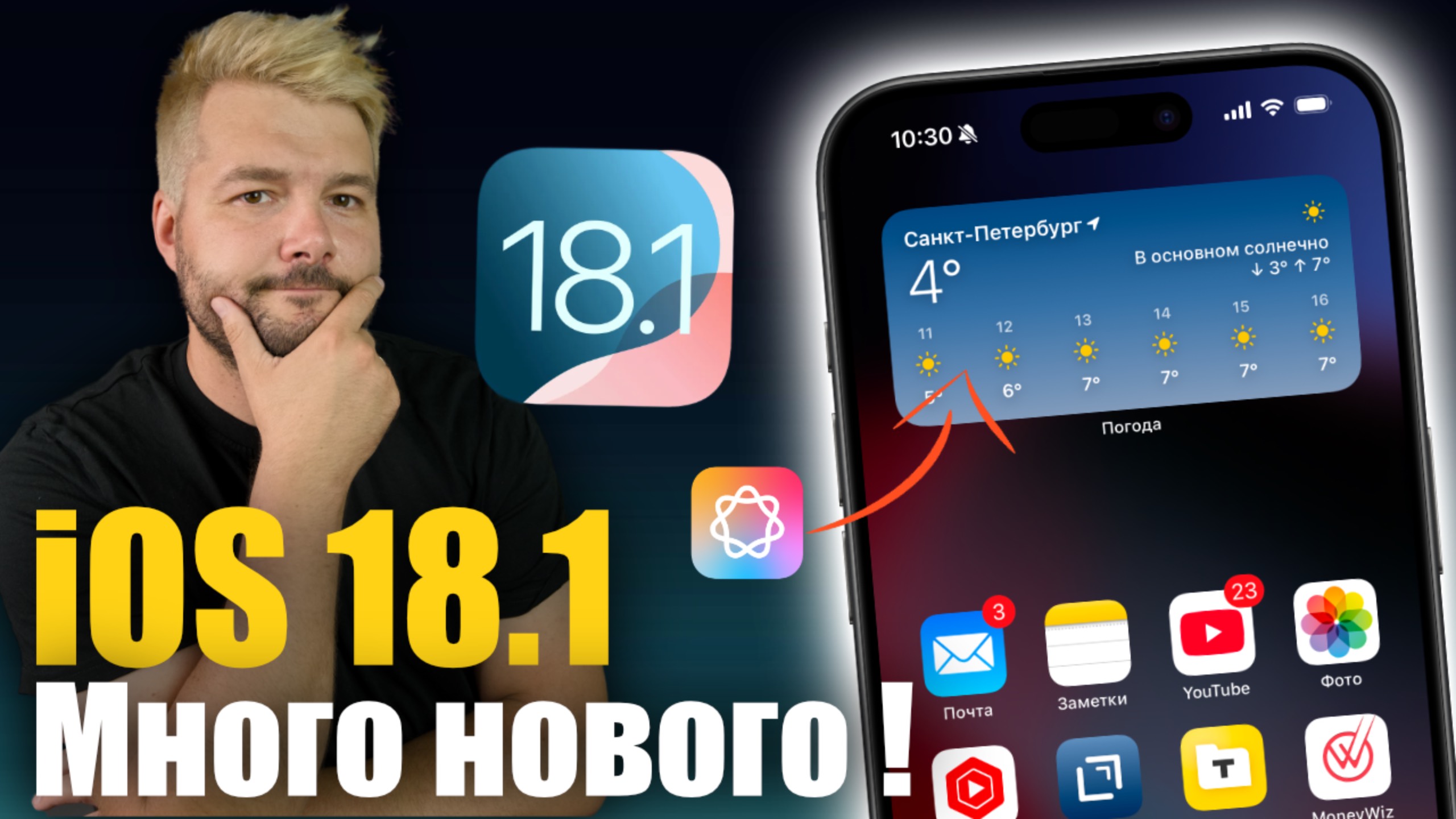 iOS 18.1 Доступна! Срочно обновляй!