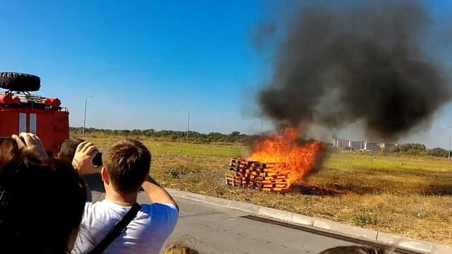 Как потушить пожар(обучение 1) Ростов-на-Дону Ашан