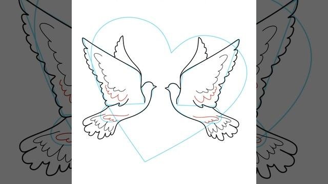Valentine's Day Sweethearts/ День влюбленных, как рисовать к 14 февраля.