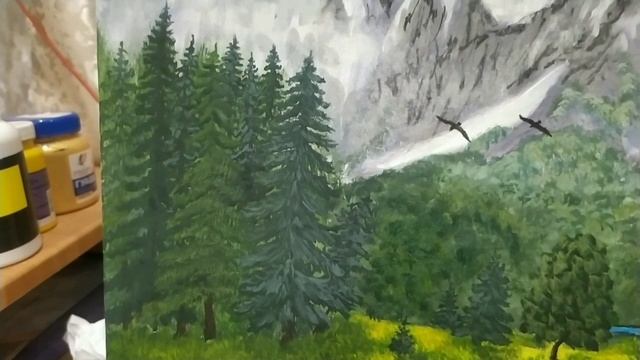 #Рисунок#Рисую#самоучкахудожник# гуашь#акрил #карандаш#портрет