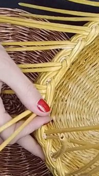 #Shorts Срезаем сухие стойки#плетение#корзины#хобби#загибка#ситец#верёвочка