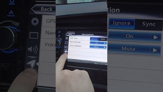 НАСТРОЙКА МАГНИТОЛЫ CLARION NX 403 НА INSIGHT