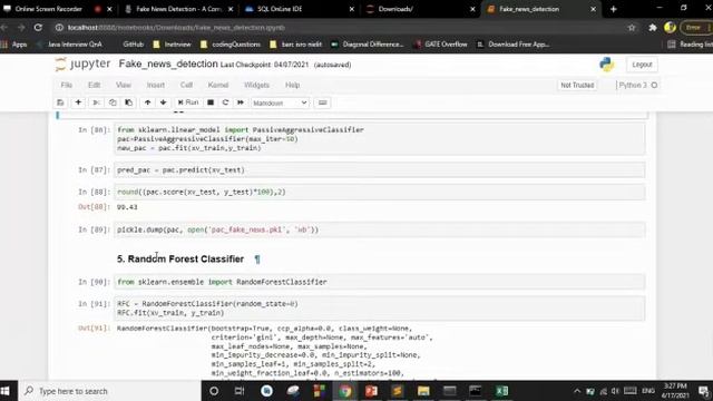 Fake News Detection project ( for KAIZEN fest )