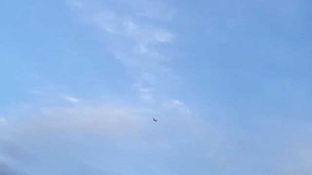 Flying the FMS Easy Trainer V2 4 channel trainer plane with student pilot