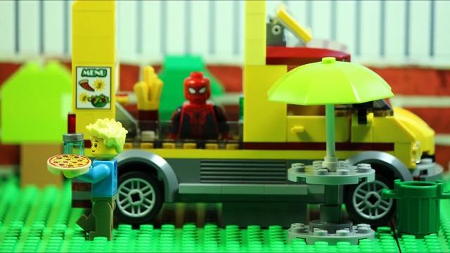 Lego City Spiderman Pizza Delivery