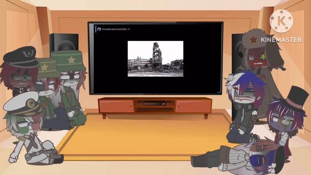 Countryhumans React To Oversimplified WW2 Part 2