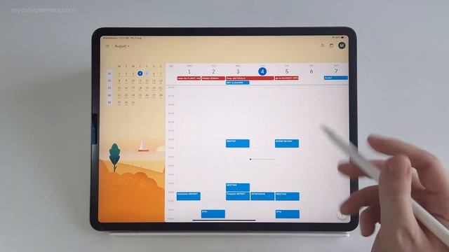 Calendar Reminders from Digital Planner in Goodnotes | Part 5 - Agenda & other features