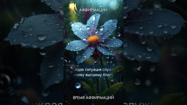 Каждая ситуация служит моему  высшему благу! #аффирмации