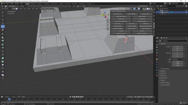 007 Creating Our First Plastic Crate Part2