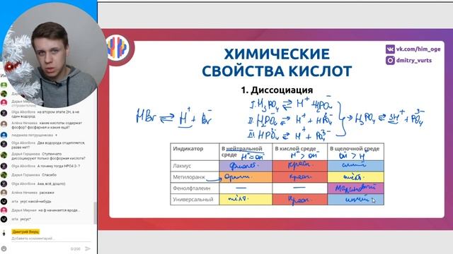 Химические свойства кислот | Химия ОГЭ