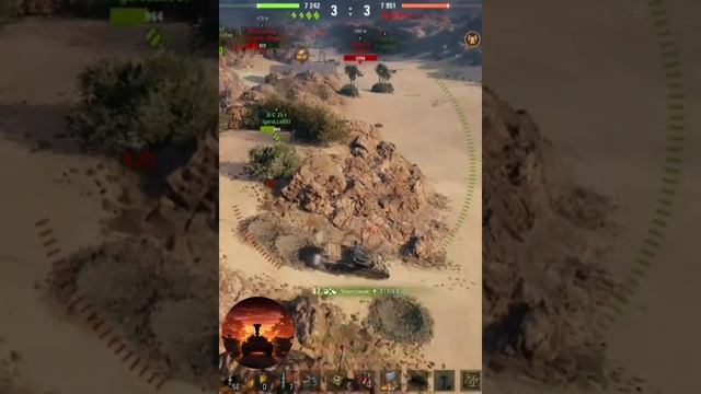 Centurion Action X🔥- Попал во вражеский тыл😱#like#wotgameplay #wot #worldoftanks #tanksblitz #мирт