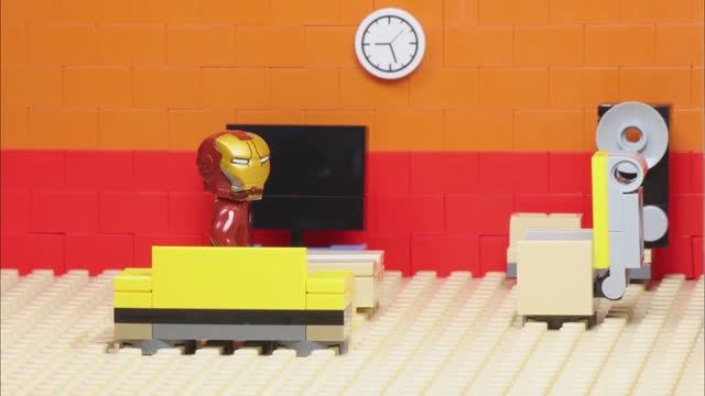 Lego Iron Man Car Robbery