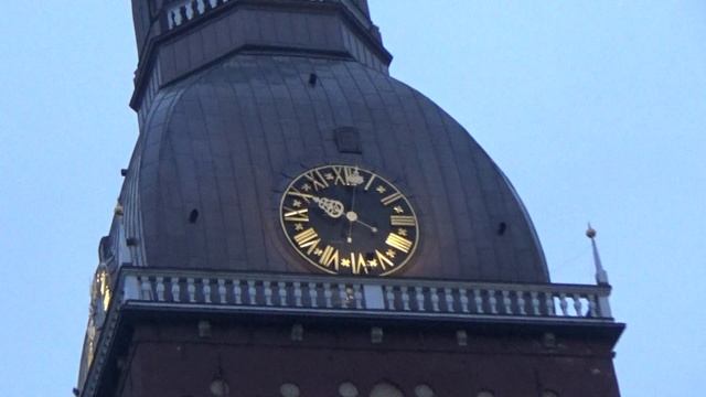 Рига вечерняя прогулка часть 7