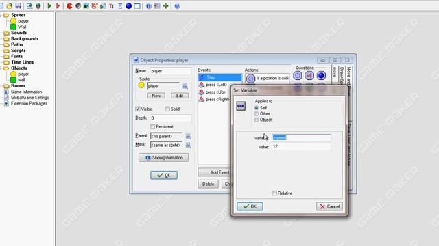 Game Maker 8 How To Make A Player Walk And Jump #2