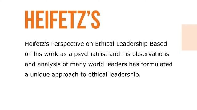 Perspectives On Ethical Leadership