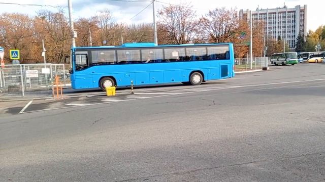 Автобус Volvo 8700 группы компаний "Аркада" с маршрутом 601 Калининград-Советск