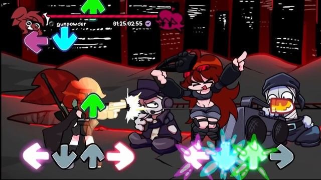 OH CR-  FNF Gunpowder But Tactie  GF Sing! also ft. Agent GF XD Tactie Vs GF  FNF Incident:012F