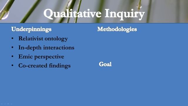 A Comparison Of Quantitative And Qualitative Inquiry Paradigms