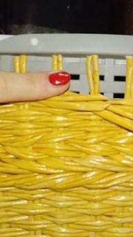 #Shorts Прямая ВЕРЁВОЧКА#плетение#корзины#хобби#загибка#ситец#верёвочка