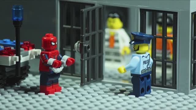 Lego Spiderman Prison Break