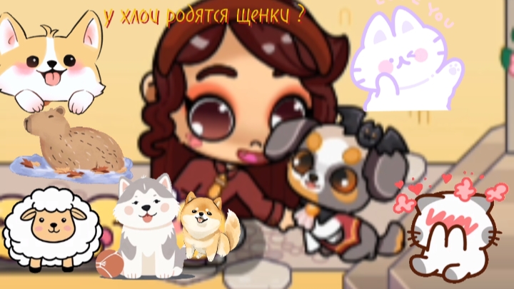 у Хлои родятся щенки ?🥳🤔🐕