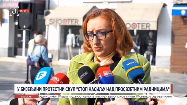 У Бијљеини протестни скуп Стоп насиљу над просвјетним радницима