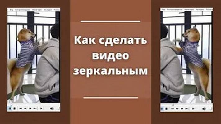 Как сделать видео зеркальным онлайн