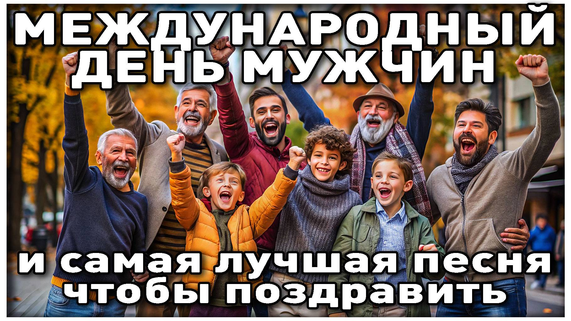 День Мужчин - 2 ноября 2024 Поздравительная песня #деньмужчин