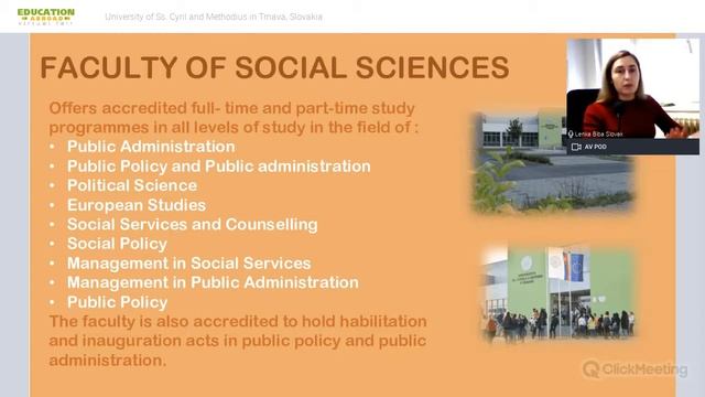 University of Ss.Cyril and Methodius - Study in Europe | Programs, Admission, Scholarships | Q&A