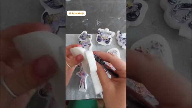 ёлочные игрушки из эпоксидной смолы