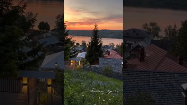 Закат над Волгой🌅https://t.me/vzgliani_blog