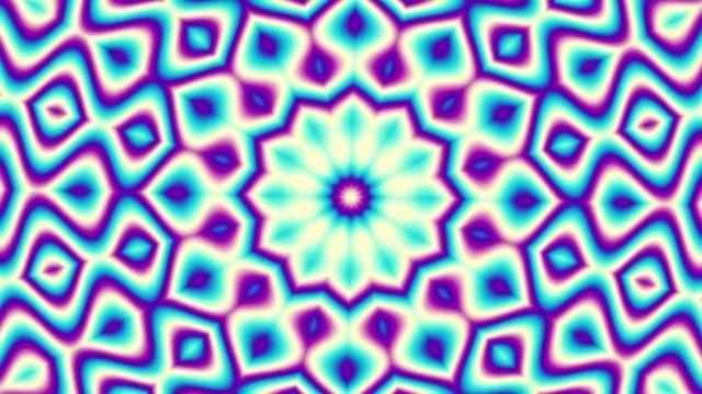 Yoga Mandala Art | Piano Music Short Meditation Background |Animated Mandala Flow Design For Healin