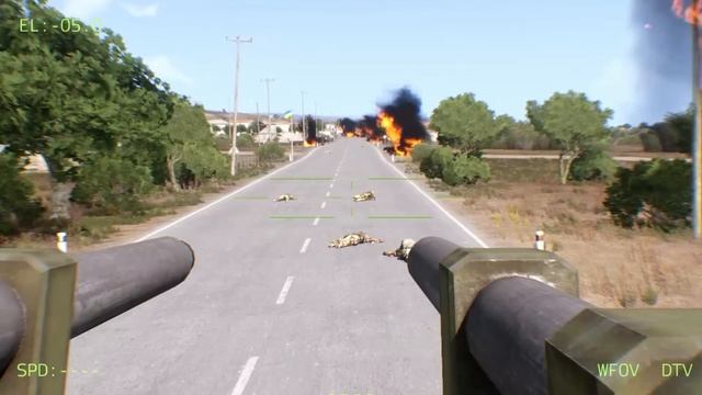 1 minute ago! Russian Laser Tanks Bombard Ukrainian Military Air Base - ARMA 3