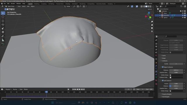 Master 3D Cloth Simulation - Blender - PIXXO 3D_3