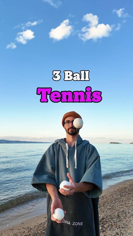 Beginner Juggling Tricks - 423 Tennis 🎾