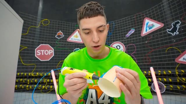 3D ПРИНТЕР vs 3D РУЧКА Челлендж !
