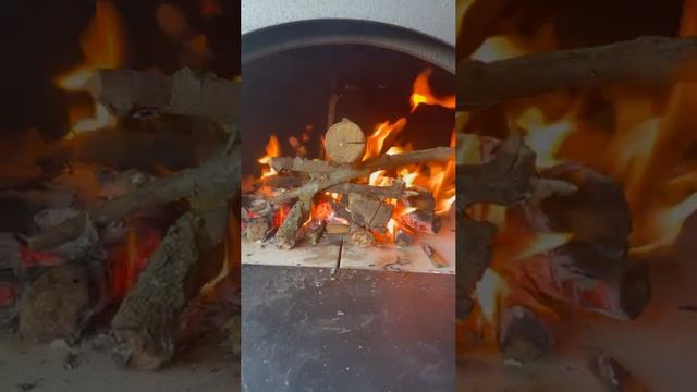ПЕЧЬ НА ДРОВАХ ПЕРВЫЙ РОЗЖИГ