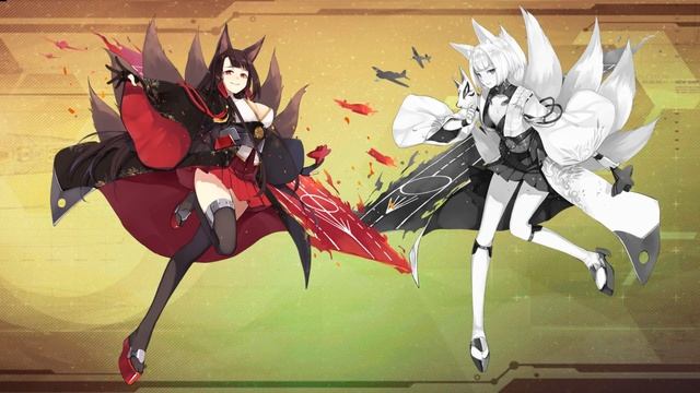 Azur Lane | 悠久のカタルシス (Yuukyuu no Catharsis) Switching Vocals - Akagi and Kaga