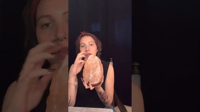 ASMR | Salt Lamp Tapping and Scratching | With Spray Bottle Sounds